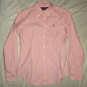 Ralph Lauren Super Slim Fit Oxford in Pink sz 6